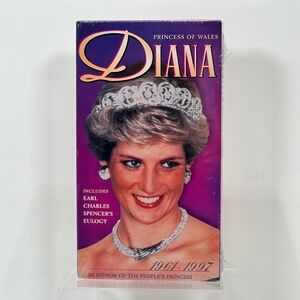 Diana Princess of Wales 1961-1997 People's Princess VHS New Shrinkwrap Sealed